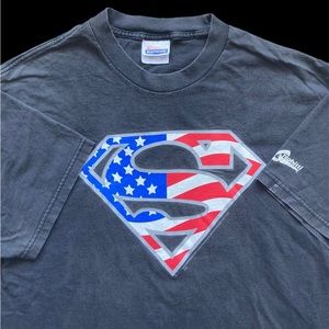 Vintage Late 90s Superman USA Graphitti tee